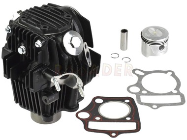 Cylinder 147FMB, do motorowerów Romet, Router, Junak, Barton, Benzer, GB Motors, Kingway, Kymco, Zumico, Zipp i innych - 70cm3, Ø47,00mm, sworzeń 13mm (zestaw z głowicą)