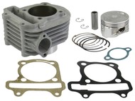 Cylinder GY6 150cm³/180cm³ - KYMCO Agility R16, Agility City, Movie, Like, People 150 4T i inne maxiskutery z silnikiem GY6 - 180cm3, Ø60,0mm, sworzeń 15mm, NICASIL - tuning