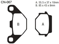 Klocki hamulcowe CN-067 (FA067, MCB523) - KTM, MALAGUTI, ATV