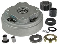 Sprzęgło kompletne do  silnika 139/147/152FMB manualne (2 tarcze) - do motorowerów Romet, Router, Junak, Barton, Benzer, GB Motors, Kingway, Zumico, Zipp i innych 50/70/110cm3 + elementy dodatkowe