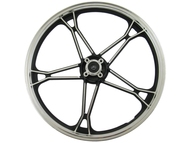 Koło 18" x 1,60 (felga) - GB MOTORS Street, ZIPP Neken, BENZER Shaft (przód, aluminiowa, czarna)