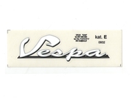 Naklejka VESPA - 11,5 x 3,5cm biała