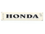 Naklejka HONDA - 11 x 1,5cm czarna