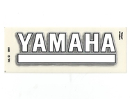 Naklejka YAMAHA - 17 x 6cm biało-srebrna