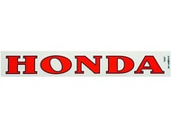 Naklejka HONDA - 16,5 x 2cm czerwona