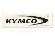 Naklejka KYMCO - 17 x 4cm czarna