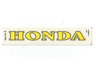 Naklejka HONDA - 16,5 x 2cm żółta