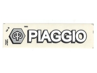 Naklejka PIAGGIO - 16,5 x 3,5cm biała