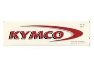 Naklejka KYMCO - 17 x 4cm czerwona