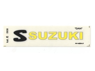 Naklejka SUZUKI - 11 x 2cm żółto-czarna