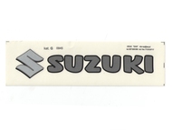 Naklejka SUZUKI - 16,5 x 3,5cm srebrna