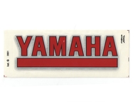 Naklejka YAMAHA - 17 x 6cm czerwona