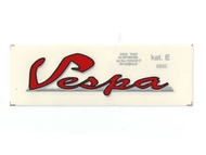 Naklejka VESPA - 11,5 x 3,5cm czerwona