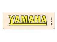 Naklejka YAMAHA - 11 x 3cm żółta
