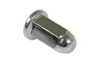Nakrętka szpilki wydechu GY6 50/80 i 139/147/152FMB (M6, długość 22mm, chrom) - JUNAK 103, 104, 106, 108, 901, 902, 903, 904, 905, 906, 907, ADV 50, RAW-50
