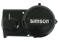 Pokrywa silnika SIMSON S51, SR50 prawa, aluminiowa, czarna lakierowana