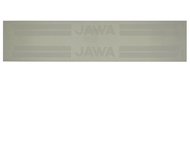 Naklejka JAWA - 30 x 2,5cm biała (do motorowerów Jawka 50)