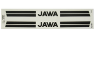 Naklejka JAWA - 30 x 2,5cm czarna (do motorowerów Jawka 50)