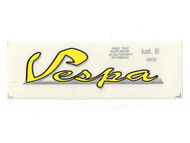 Naklejka VESPA - 11,5 x 3,5cm żółta