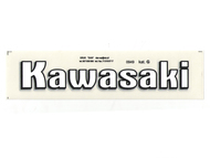 Naklejka KAWASAKI - 16,5 x 2,5cm biała
