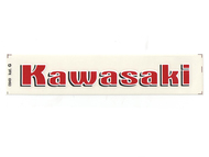 Naklejka KAWASAKI - 16,5 x 2,5cm czerwona