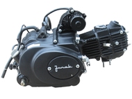 Silnik typ 139FMB - 50cm3, 4 biegi, manualny, górny rozrusznik, czarny - do motorowerów JUNAK 901, 902, 904, 905 (Euro 3)