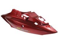 Osłona pod siedzenie KYMCO AGILITY (obudowa boczna, tylna) lewa, czerwona, do wersji z dwoma kanapami