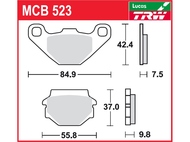 Klocki hamulcowe TRW-LUCAS MCB523 (FA067)