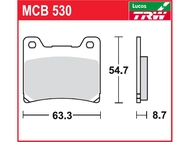 Klocki hamulcowe TRW-LUCAS MCB530 (FA088)
