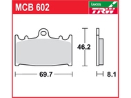 Klocki hamulcowe TRW-LUCAS MCB602 (FA158)
