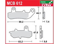 Klocki hamulcowe TRW-LUCAS MCB612 (FA157)