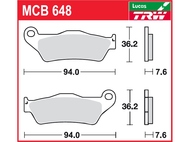 Klocki hamulcowe TRW-LUCAS MCB648 (FA181)