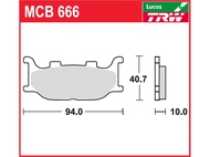 Klocki hamulcowe TRW-LUCAS MCB666 (FA199)