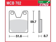 Klocki hamulcowe TRW-LUCAS MCB702 (FA267)