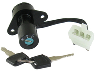 Stacyjka ATV (3 położenia, 6 kabli, szeroka kostka z konektorami męskimi)