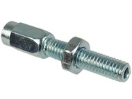 Śruba regulacji linki hamulca i sprzęgła WSK 125/175 (gwint M6 z nacięciem / długość 41mm/26mm)