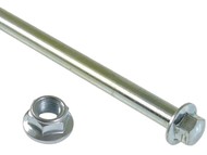 Oś wahacza tylnego JUNAK 901, 902, 122 (średnica 12mm / długość 218mm/228mm / gwint M12x1,25) + nakrętka