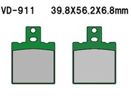Klocki hamulcowe VD-911 (FA047, MCB553) - APRILIA, CAGIVIA, YAMAHA