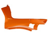 Osłona podłogi KYMCO SUPER 9 (obudowa boczna dolna) lewa, pomarańczowa