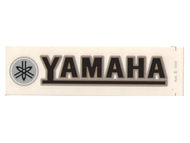Naklejka YAMAHA - 11 x 2cm czarno-zloto-srebrna
