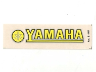 Naklejka YAMAHA - 11 x 2cm żółto-czarna-srebrna