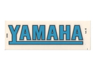 Naklejka YAMAHA - 11 x 3cm niebieska
