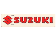 Naklejka SUZUKI - 16,5 x 3,5cm czerwona