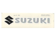 Naklejka SUZUKI - 16,5 x 3,5cm srebrno-czarna