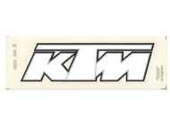Naklejka KTM - 11,5 x 3,5cm biała