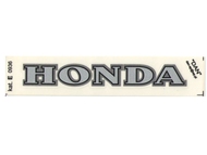Naklejka HONDA - 11 x 1,5cm srebrna