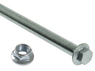Oś wahacza tylnego ROMET Zetka 50/125 (średnica 12mm / długość 275mm/285mm / gwint M12x1,25) + nakrętka