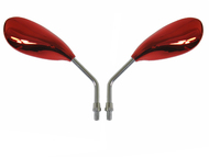 Lusterko uniwersalne ŁEZKA MP103-1 CZERWONE (para), gwinty M10 prawy+prawy