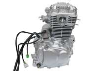 Silnik typ 156FMJ - 125cm3, 5 biegów, manualny + gaźnik, cewka i przekaźnik - do motocykli Romet, Junak, Barton, Zipp