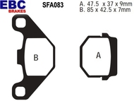 Klocki hamulcowe EBC SFA083 (MCB519)